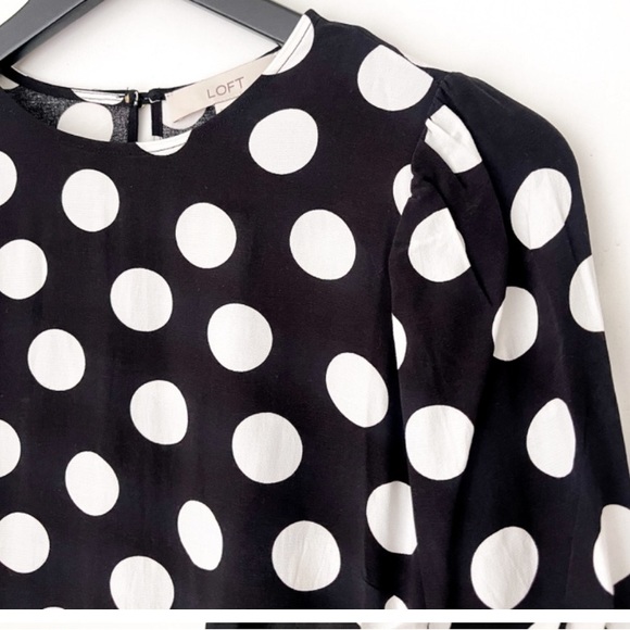 Loft polka dot dress - Picture 3 of 6
